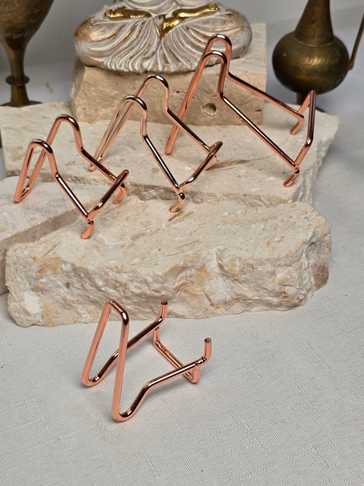 Rose Gold Wire Slab/Specimen Stands