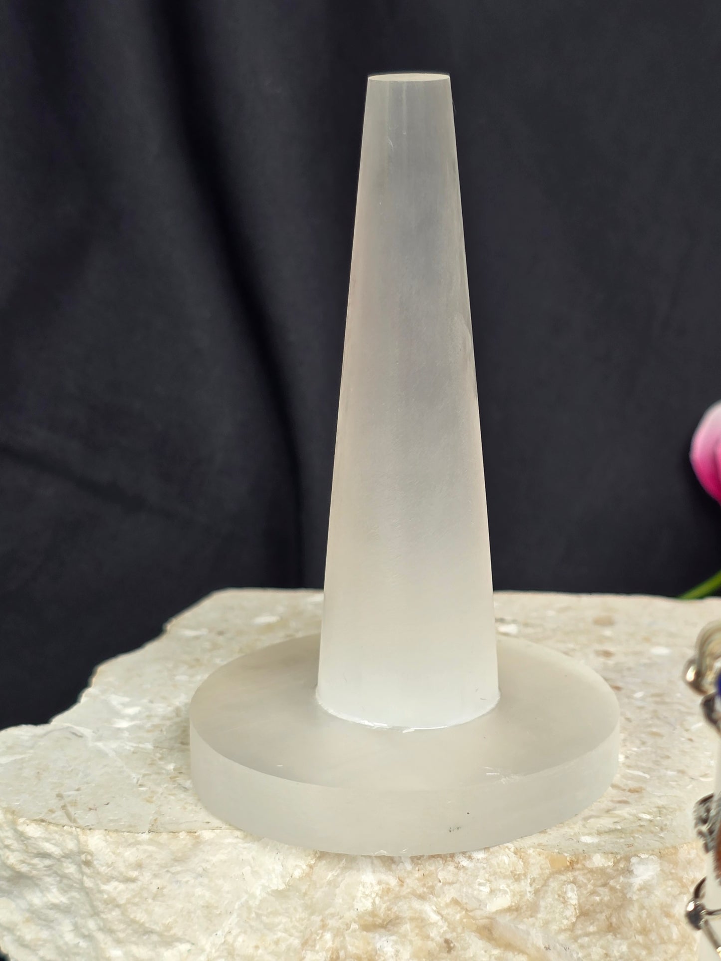 Selenite Ring Stands
