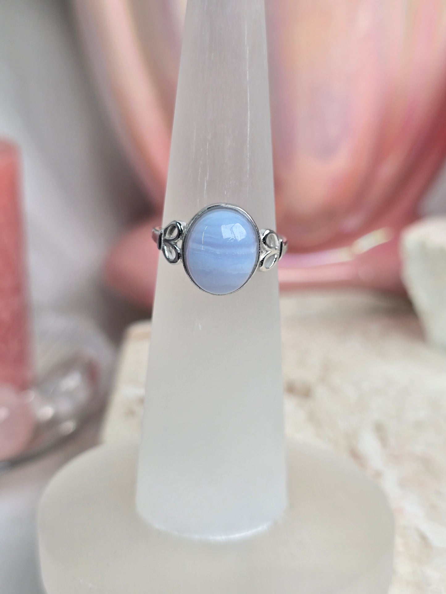 Sterling Silver & Crystal Adjustable Rings