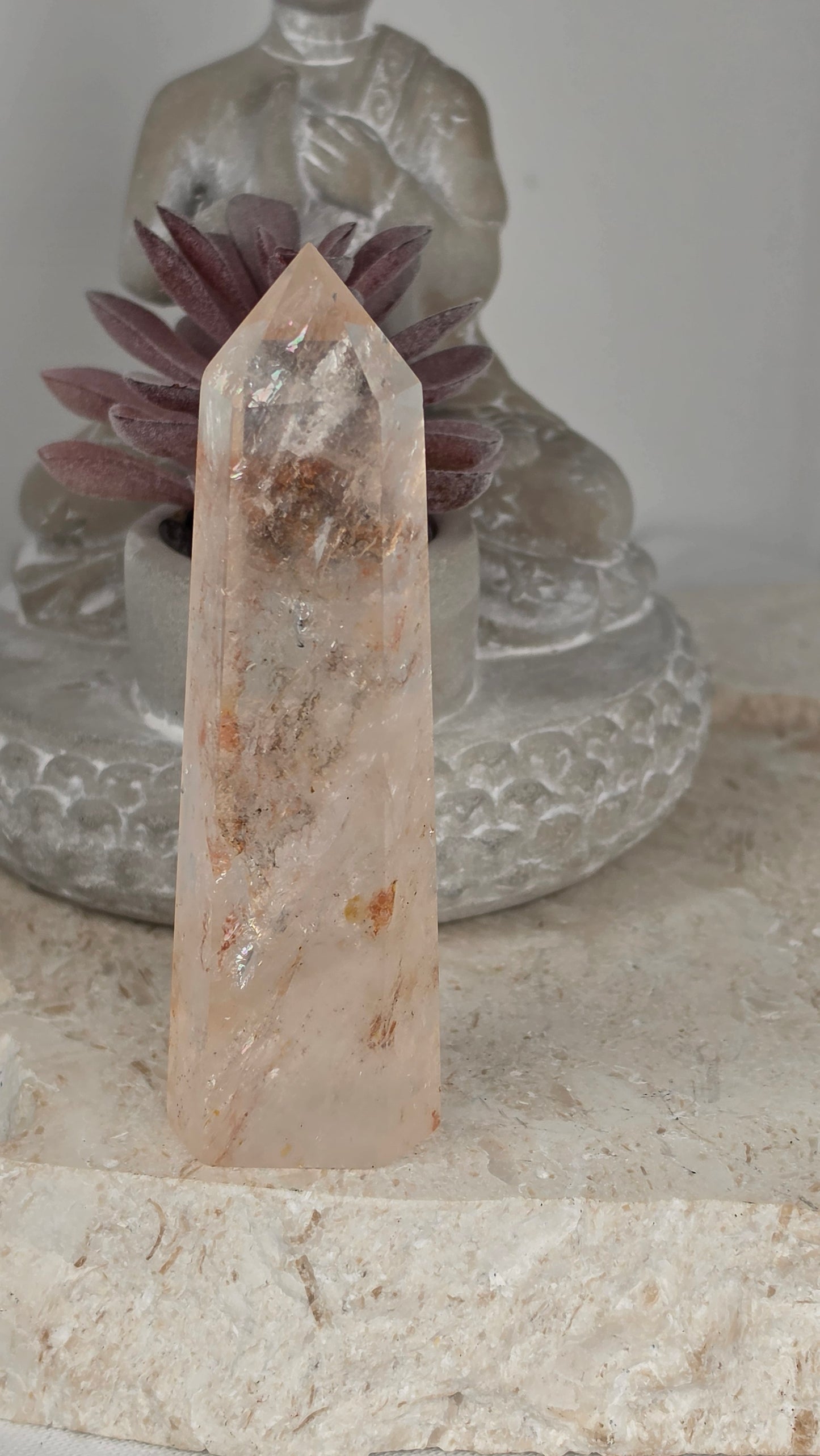 Himalayan Pink Azeztulite Tower