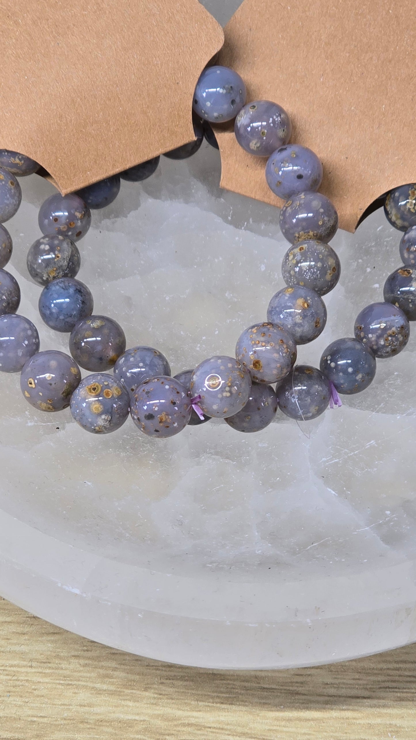 Blue Moss Agate Bracelet