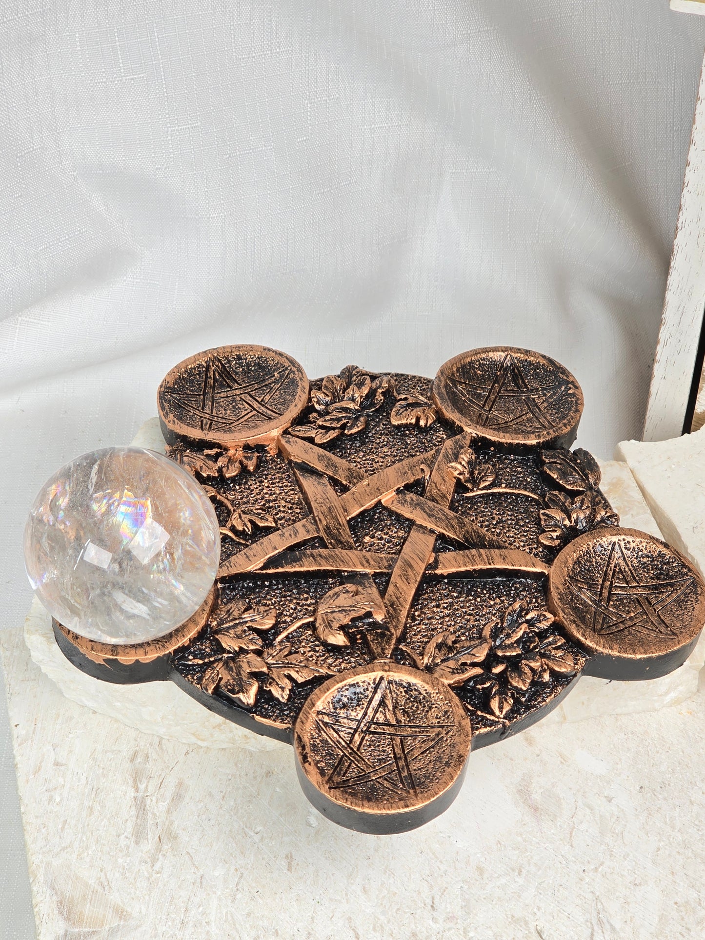 Pentagram Multi Sphere Stands resin