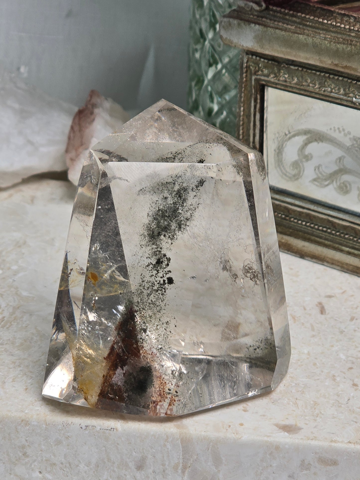 Collectors grade AAAA+ Garden Quartz Freeform Tower
