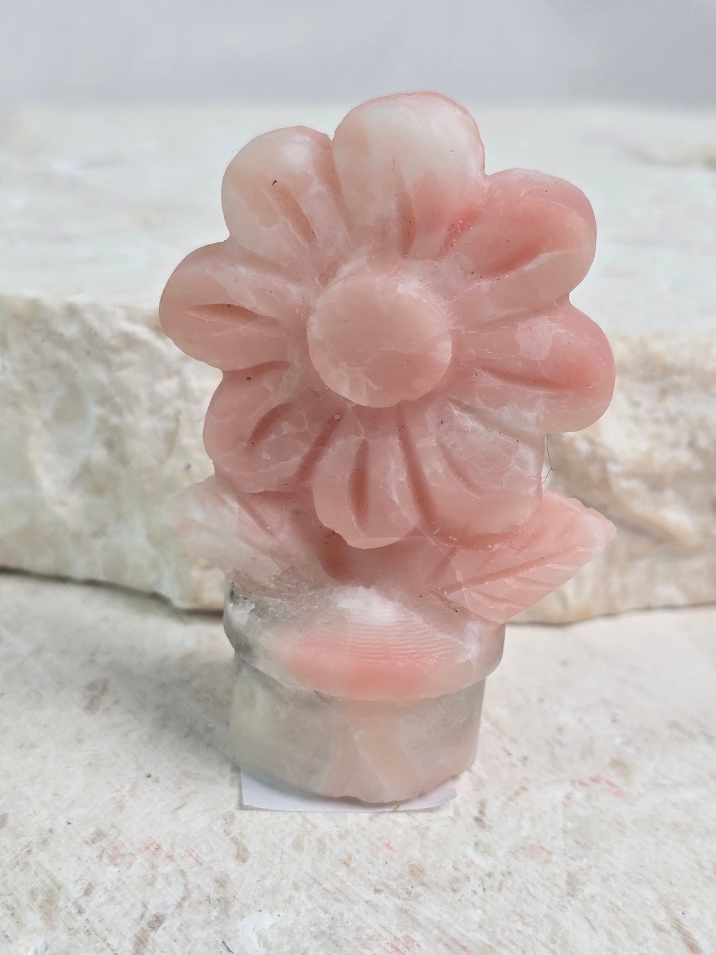 Pink Opal Flower Pot