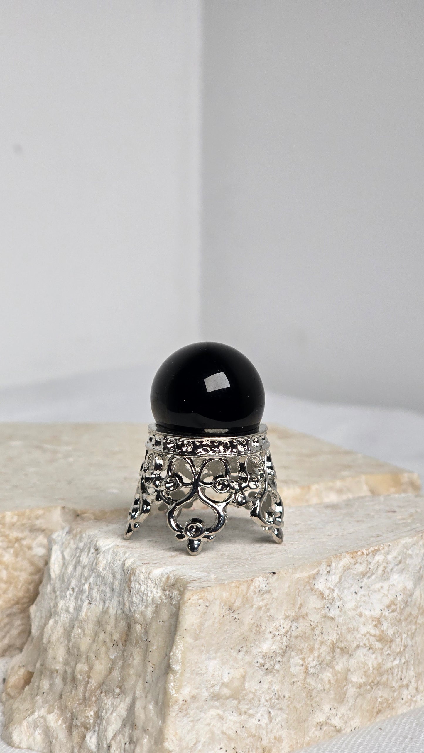 2cm Obsidian Spheres