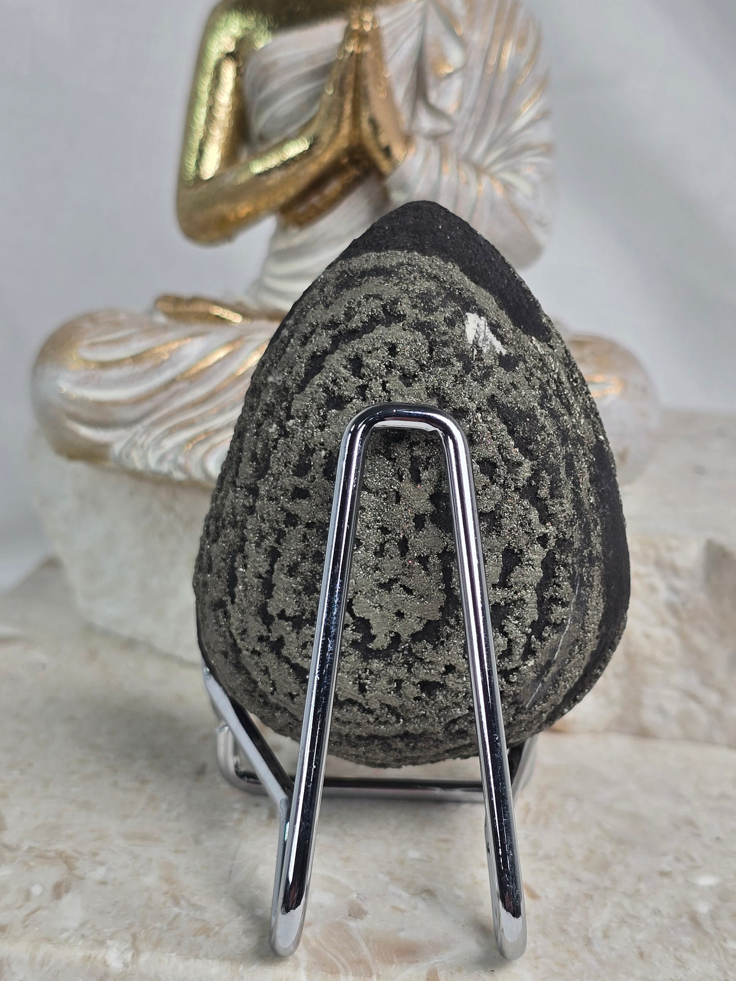 Pyrite Concretion + stand