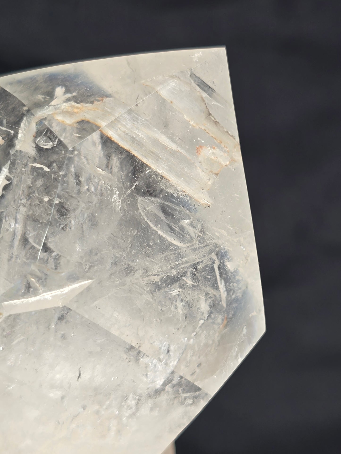 Himalayan Quartz Cluster with enhydro