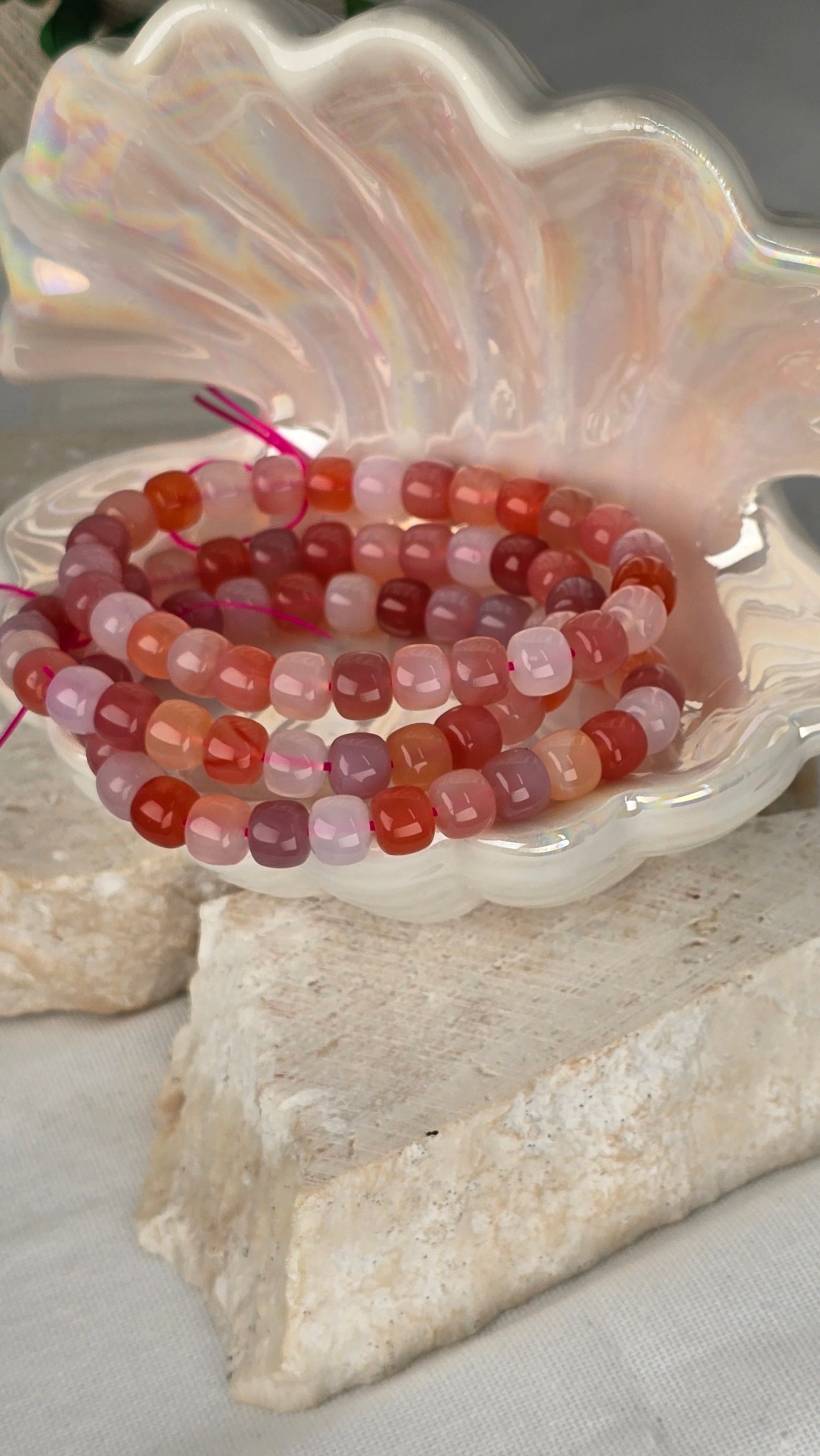 Pink Agate Bracelet