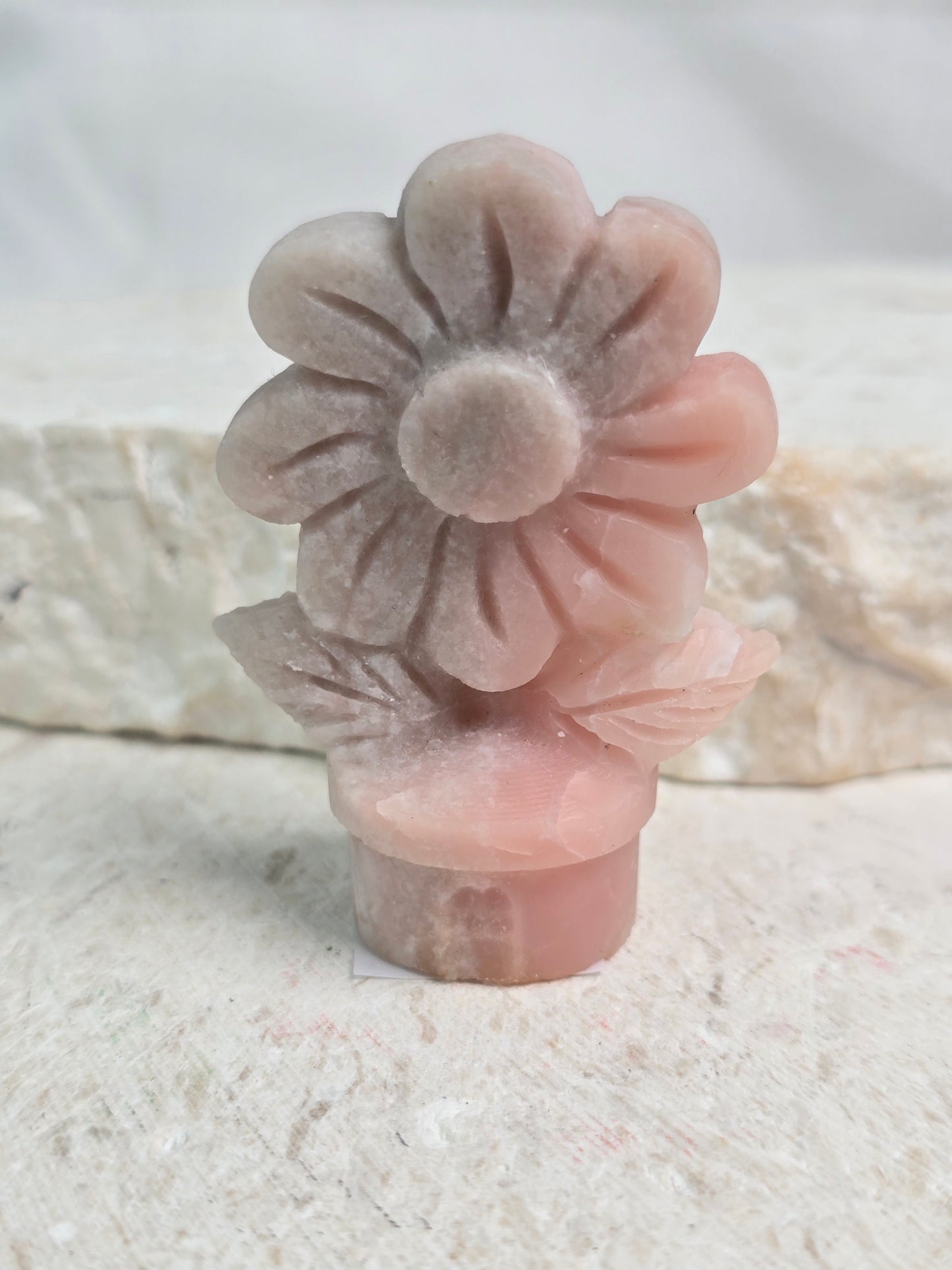Pink Opal Flower Pot