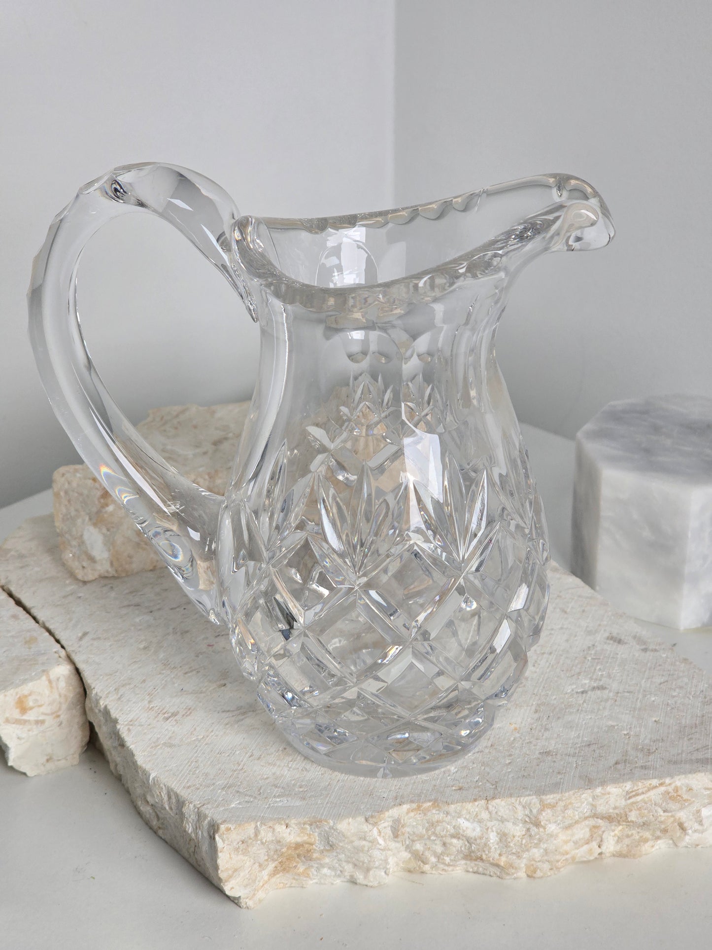 Vintage Lead Crystal Pitcher/Jug