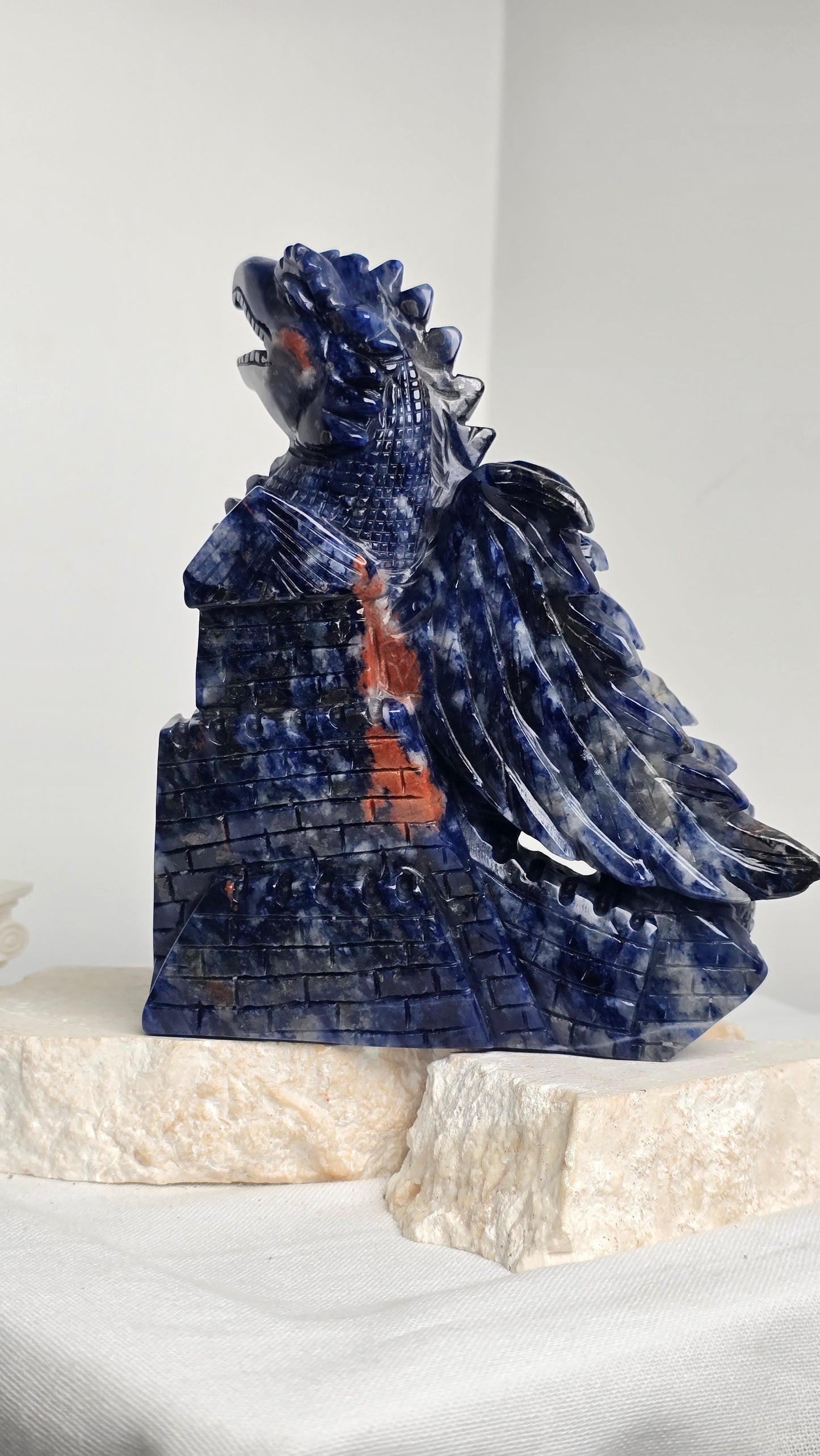 Sodalite Large Dragon