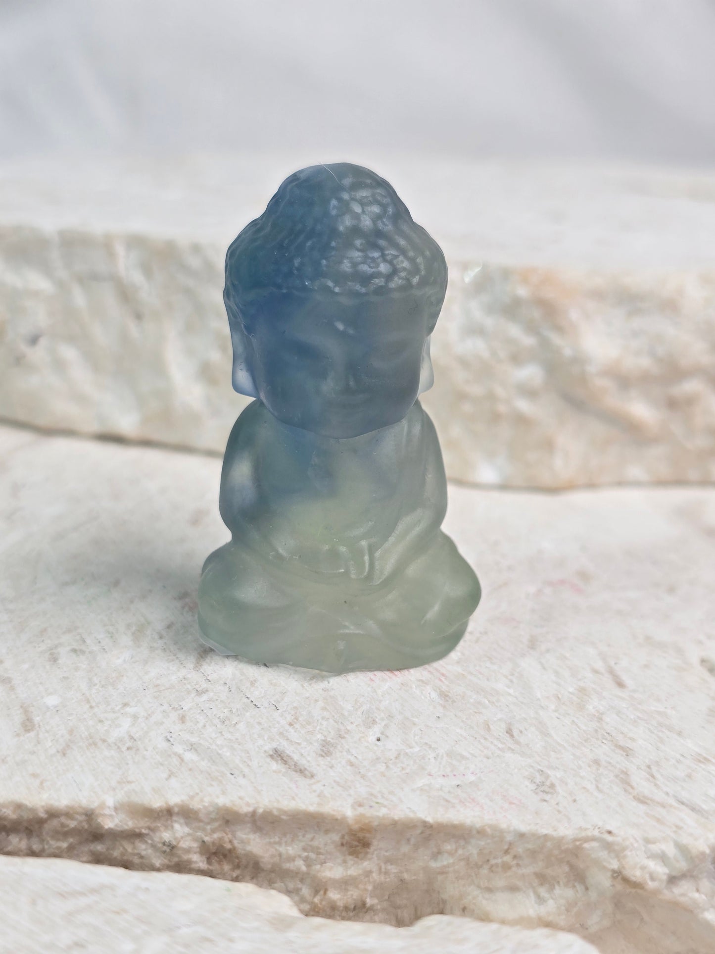 Fluorite Buddha