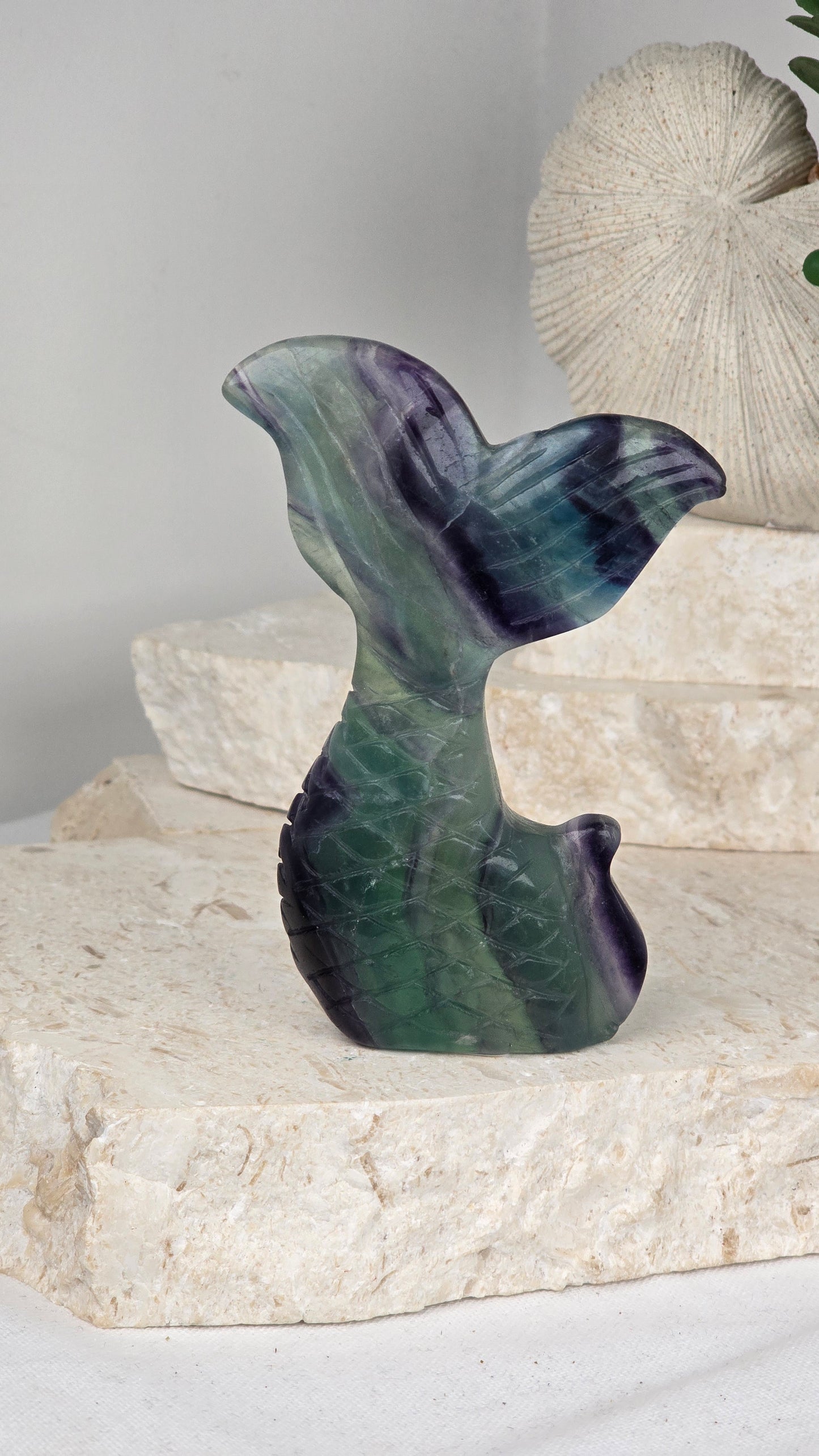 Fluorite Mermaid Tail