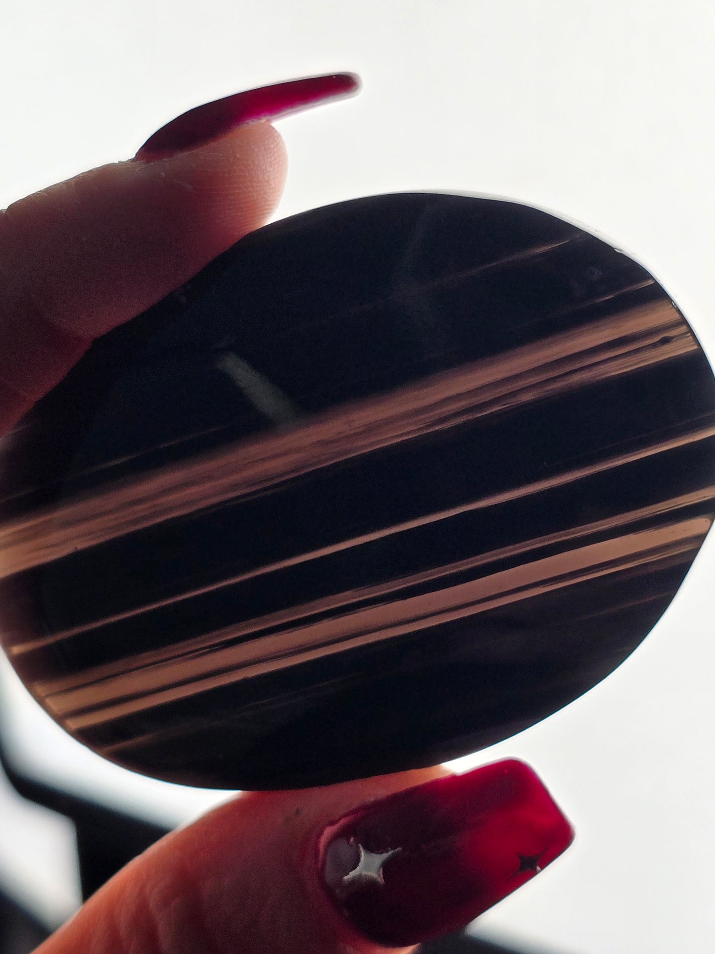Ice Obsidian Palm Stones