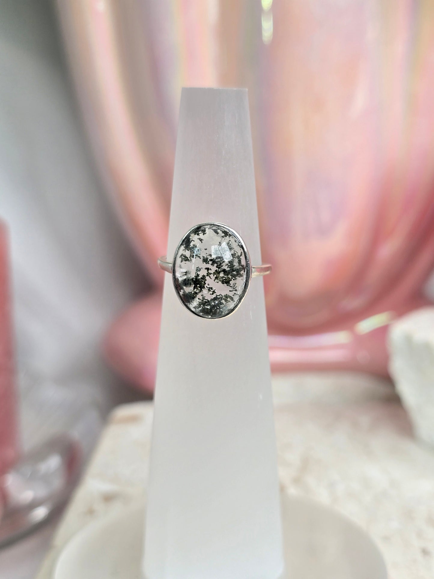 Sterling Silver & Crystal Adjustable Rings