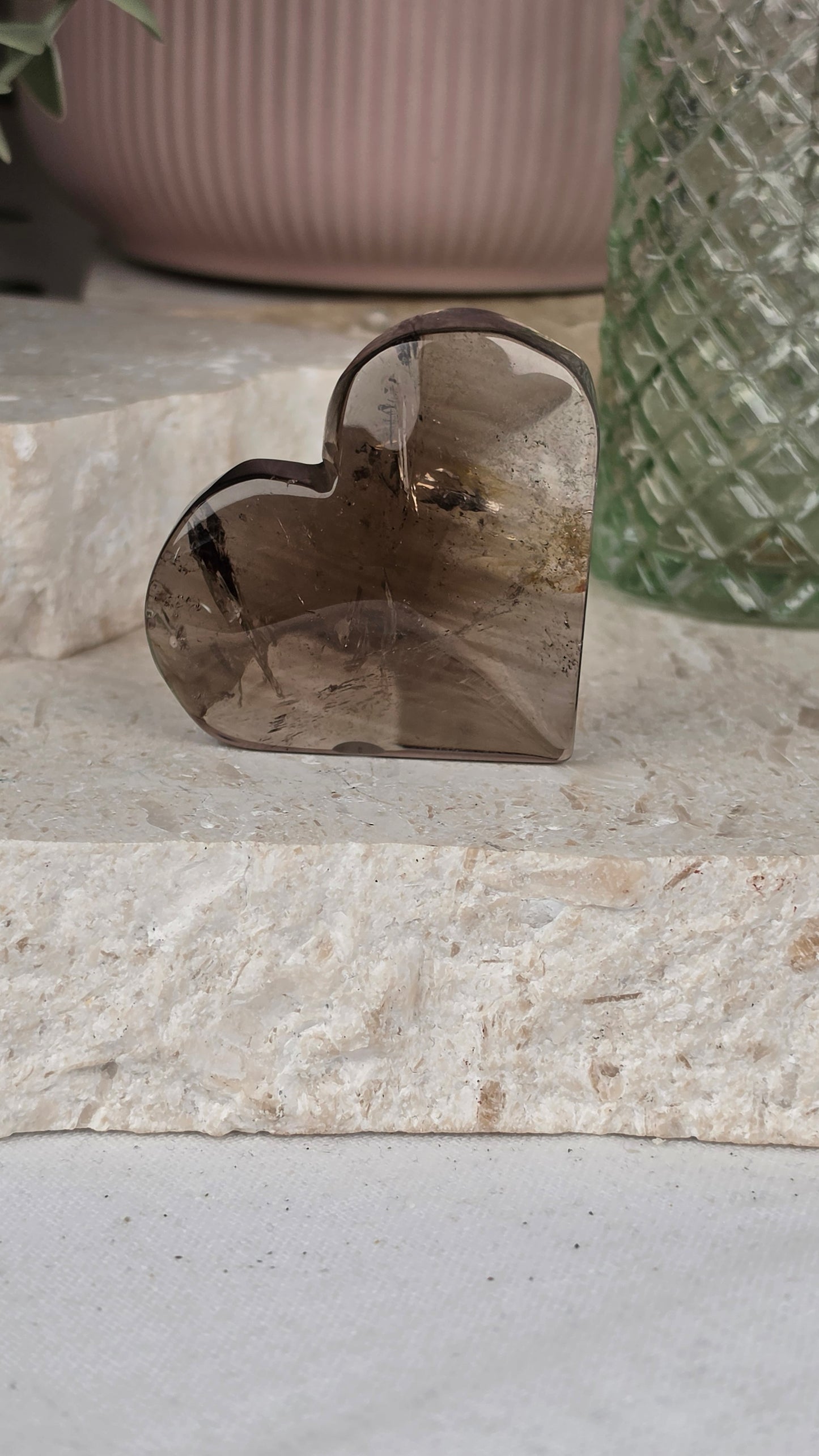 Smoky Quartz Heart