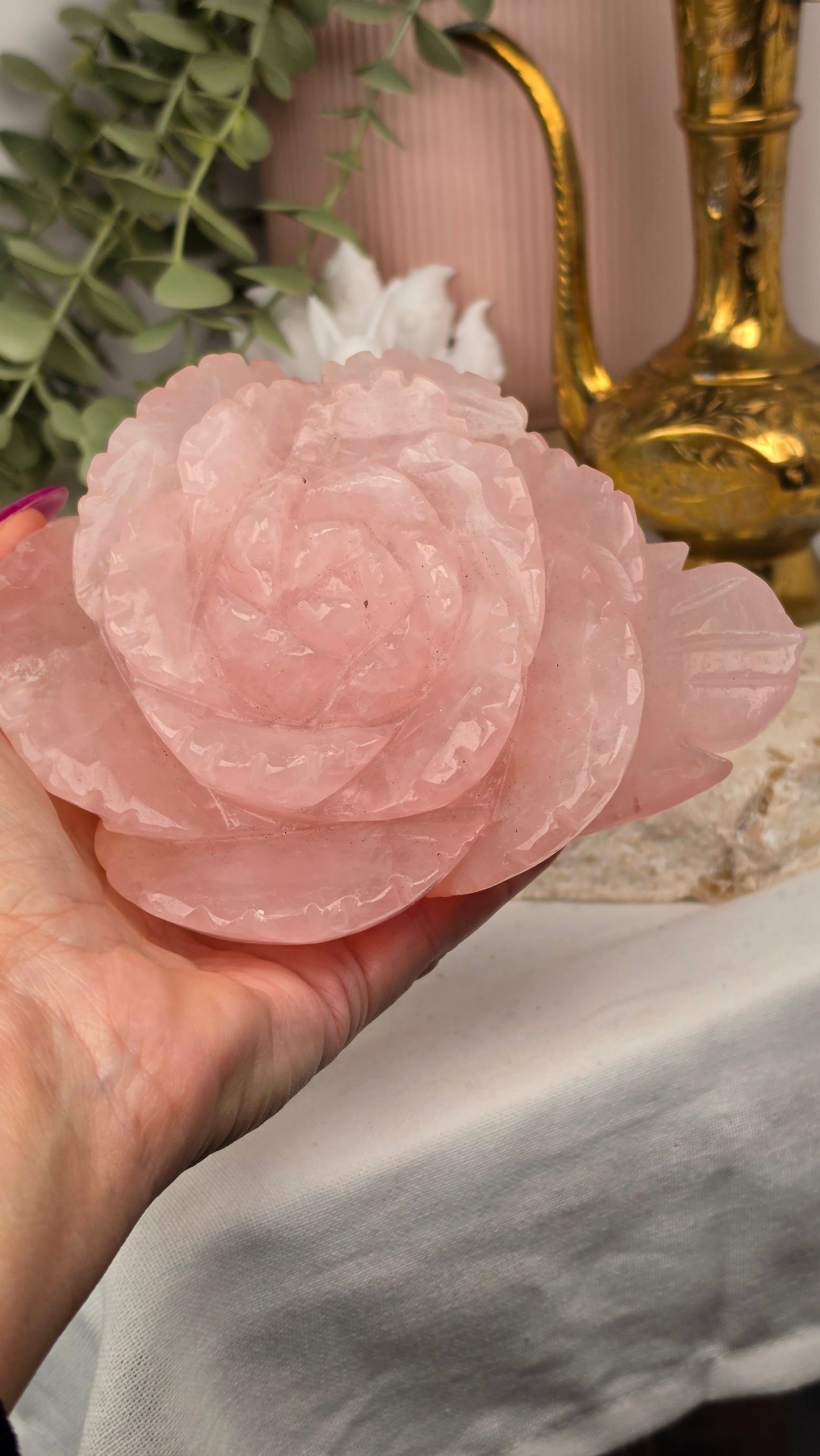 Xl Madagascan Rose Quartz Rose