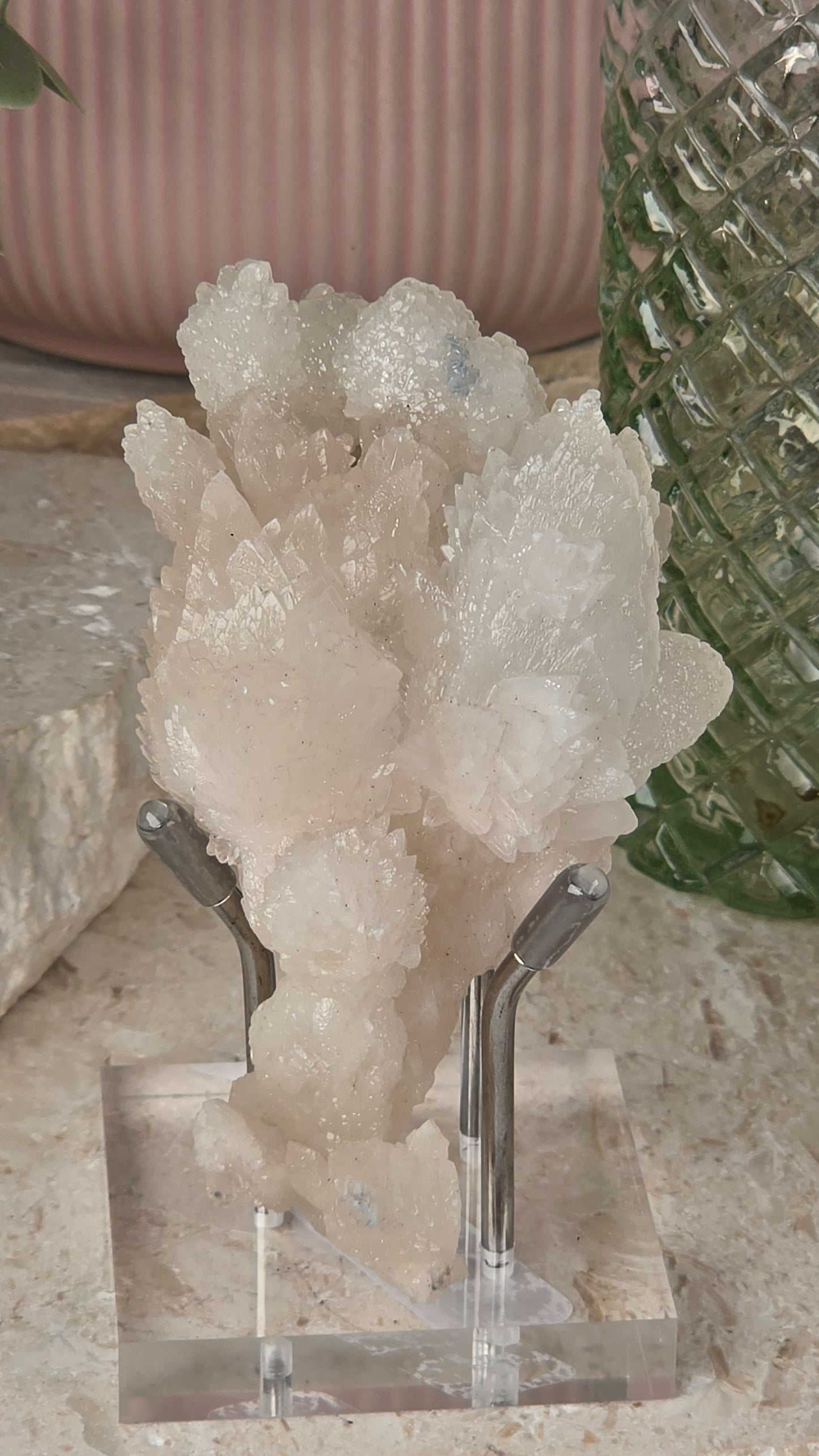 Swallow Tail Calcite with Celestite Growth Specimen