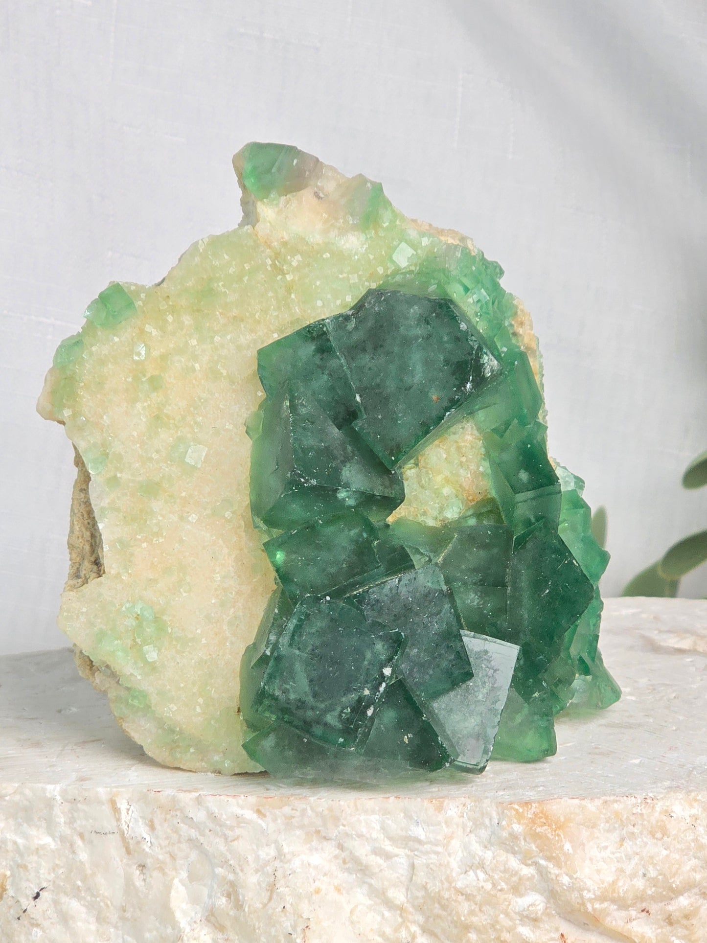 Hunan Cubic Green Fluorite Specimen
