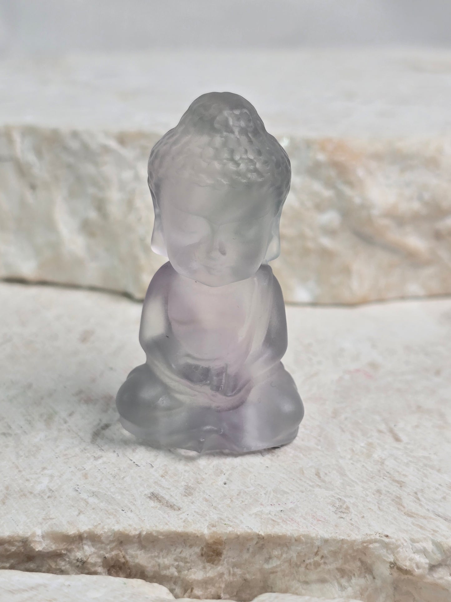 Fluorite Buddha
