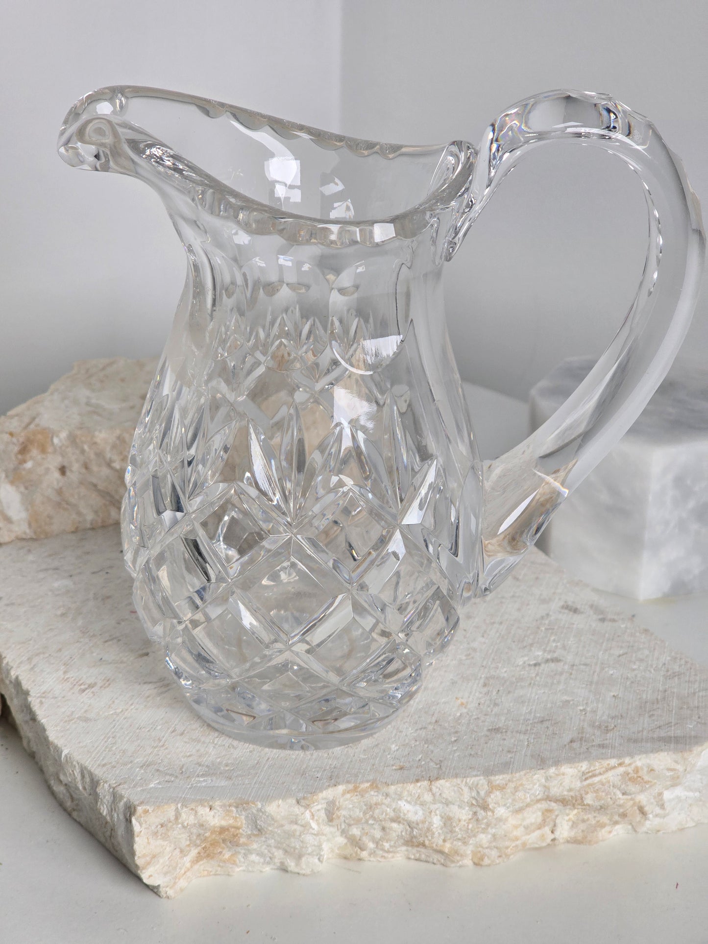 Vintage Lead Crystal Pitcher/Jug