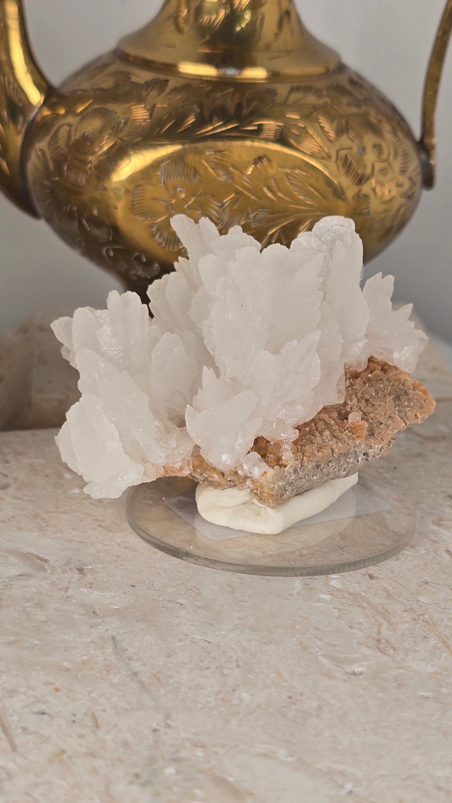 White Petal Barite Specimen