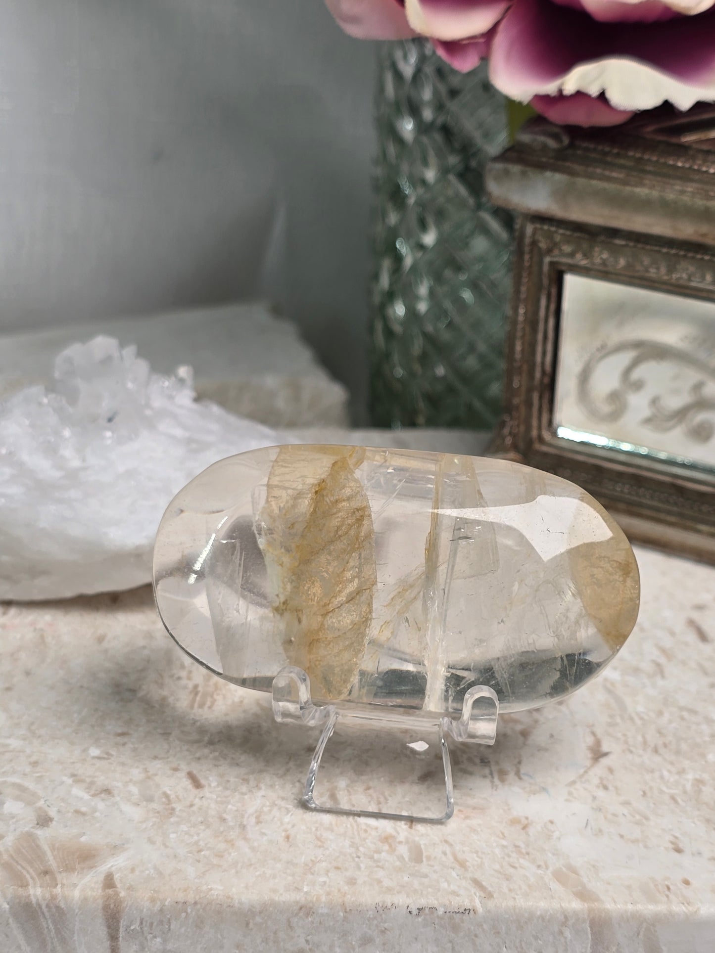 Golden Healer palm stones