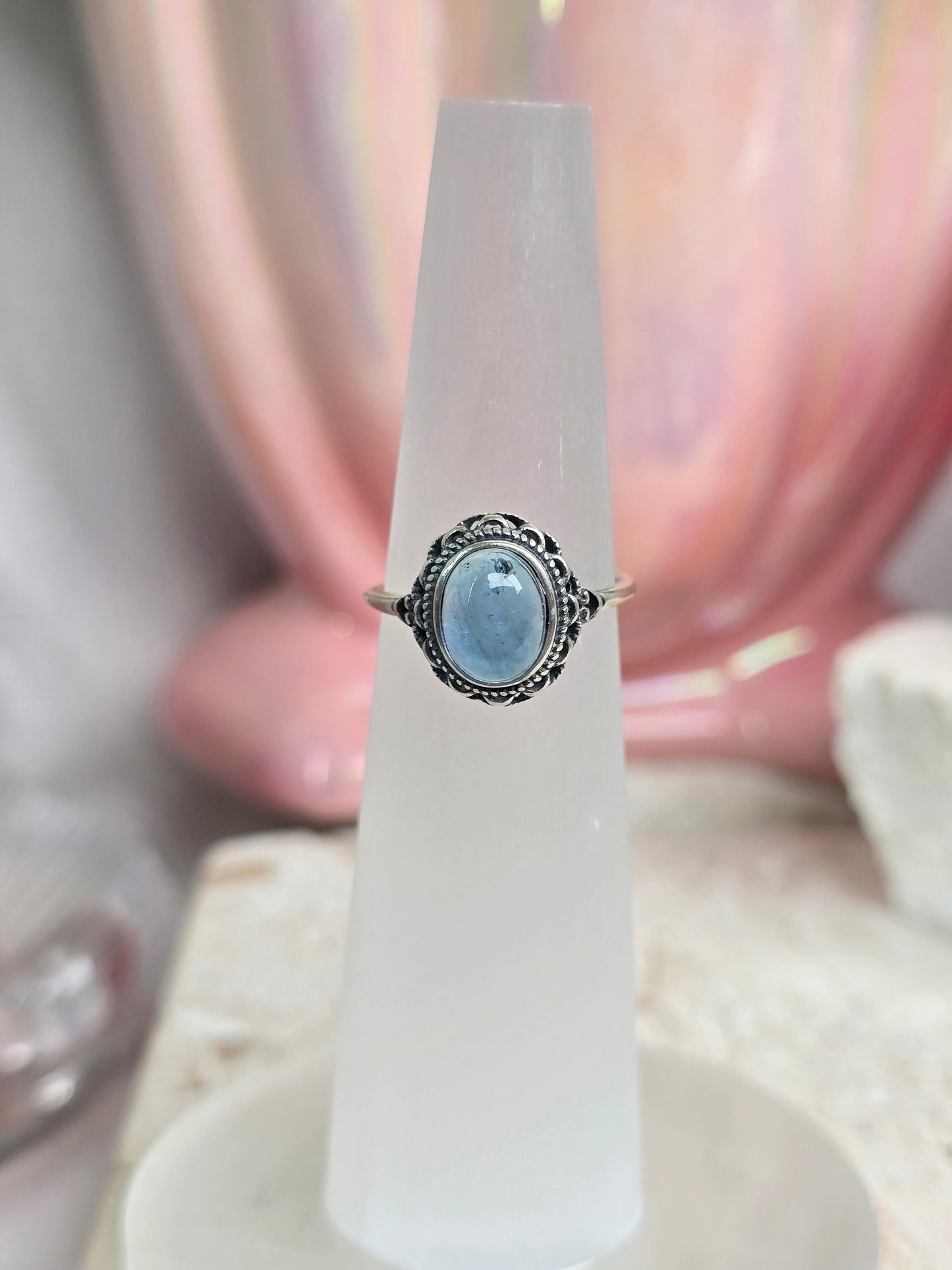 Sterling Silver & Crystal Adjustable Rings