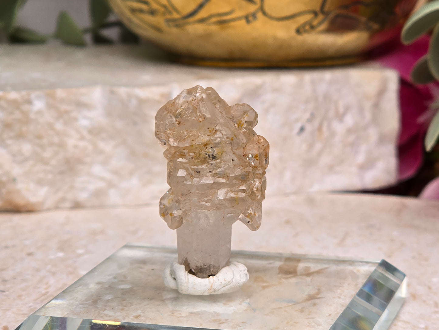 Petroleum Enydro Skeleton Quartz Specimen - rare