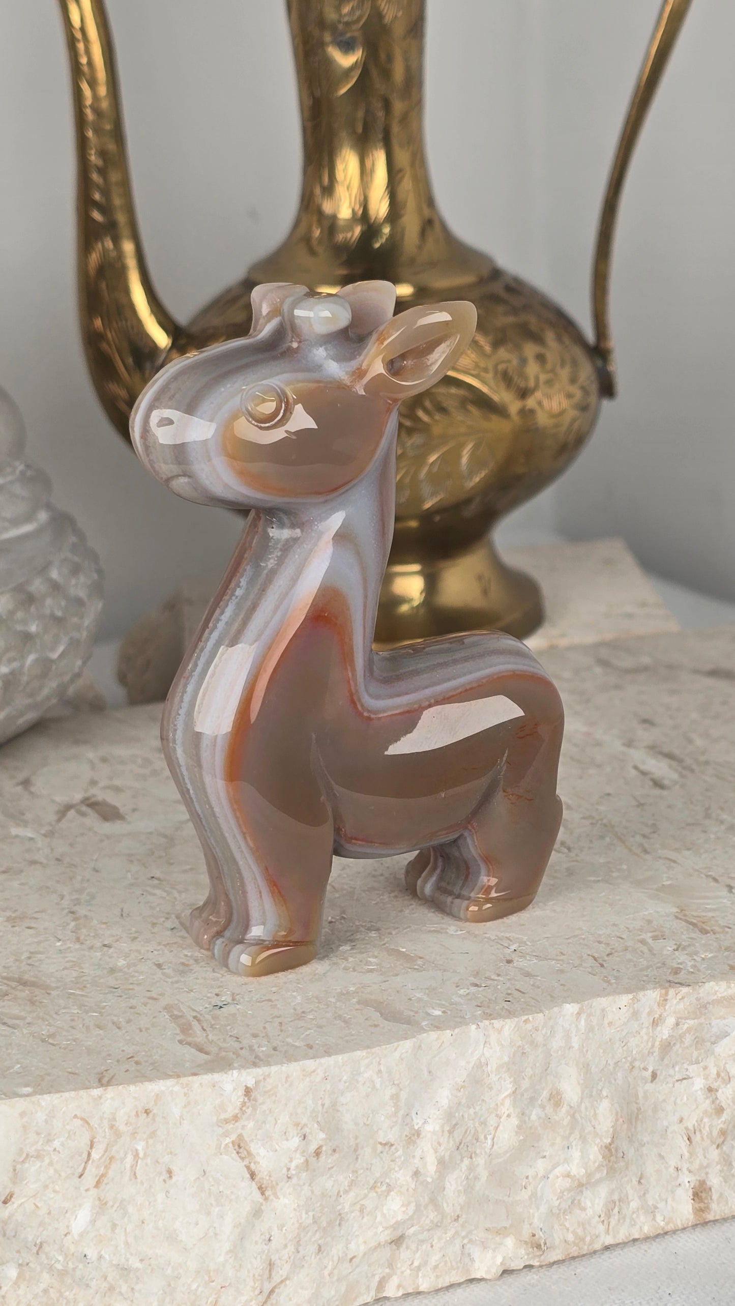 Banded Agate Giraffe
