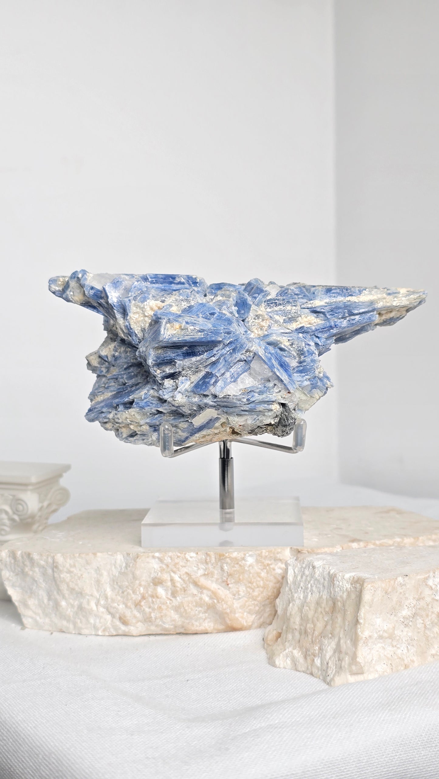Kyanite Cluster & stand