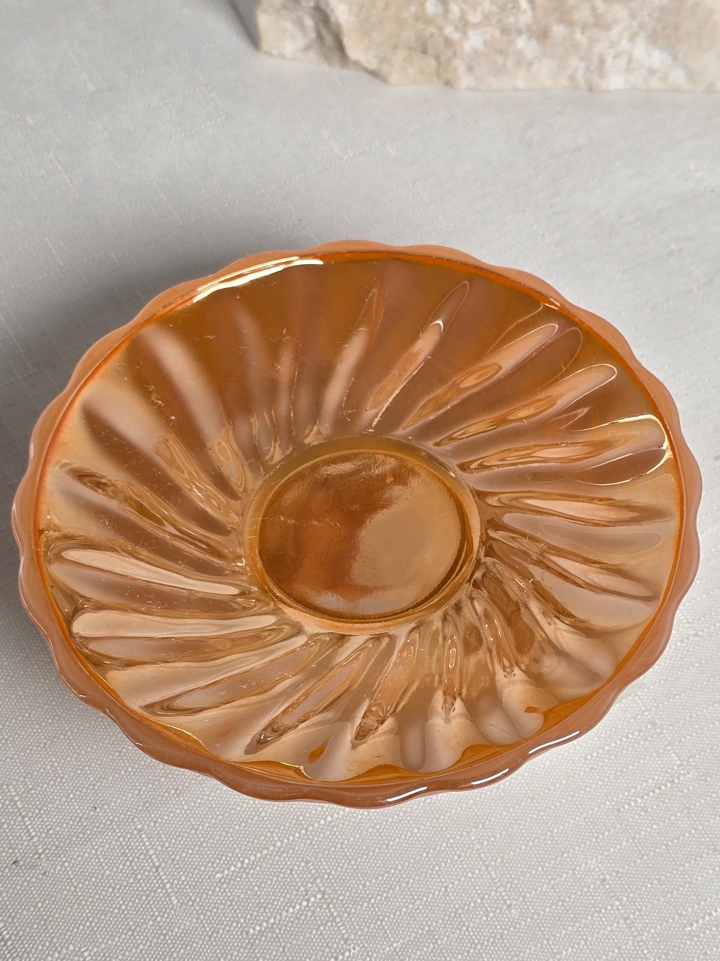 Antique Anchor Hocking Carnival Glass Dish