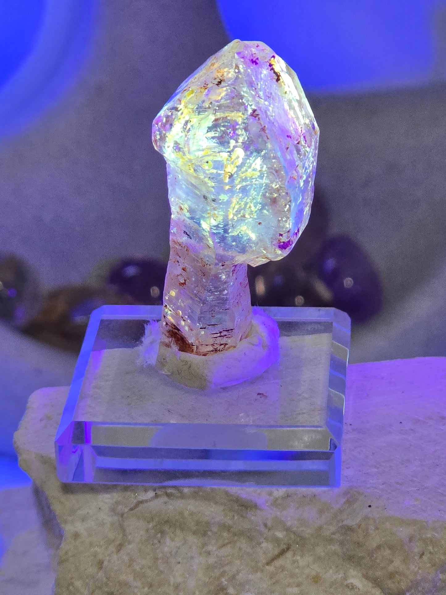 Petroleum skeleton Quartz specimen