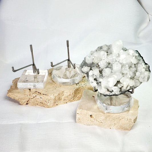 Adjustable Acrylic Base Slab/Specimen Stands