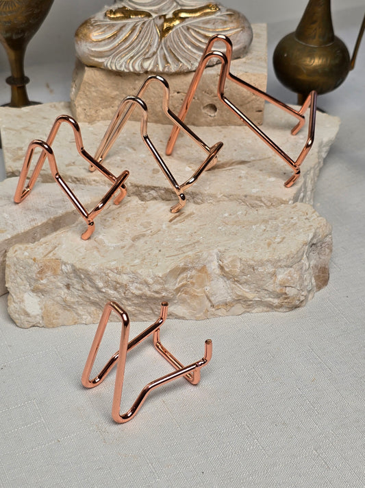 Rose Gold Wire Slab/Specimen Stands