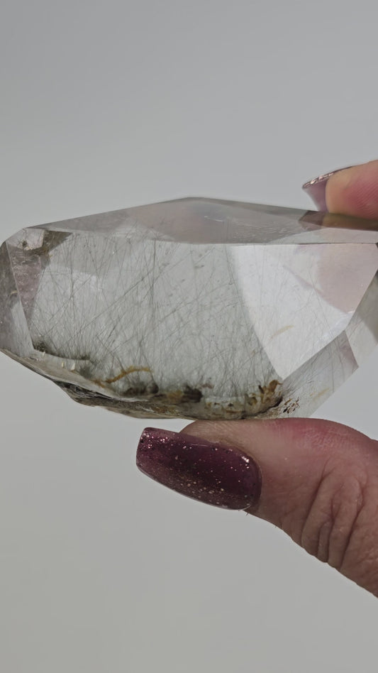 Collectors Grade Garden Quartz with Green Rabbit Hair Rutile