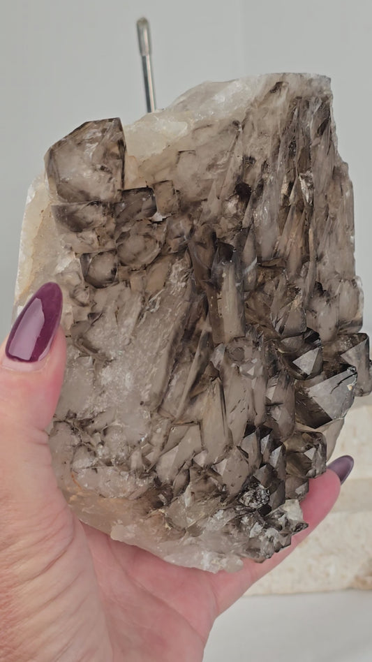 XL Peruvian Elestial Smoky Quartz