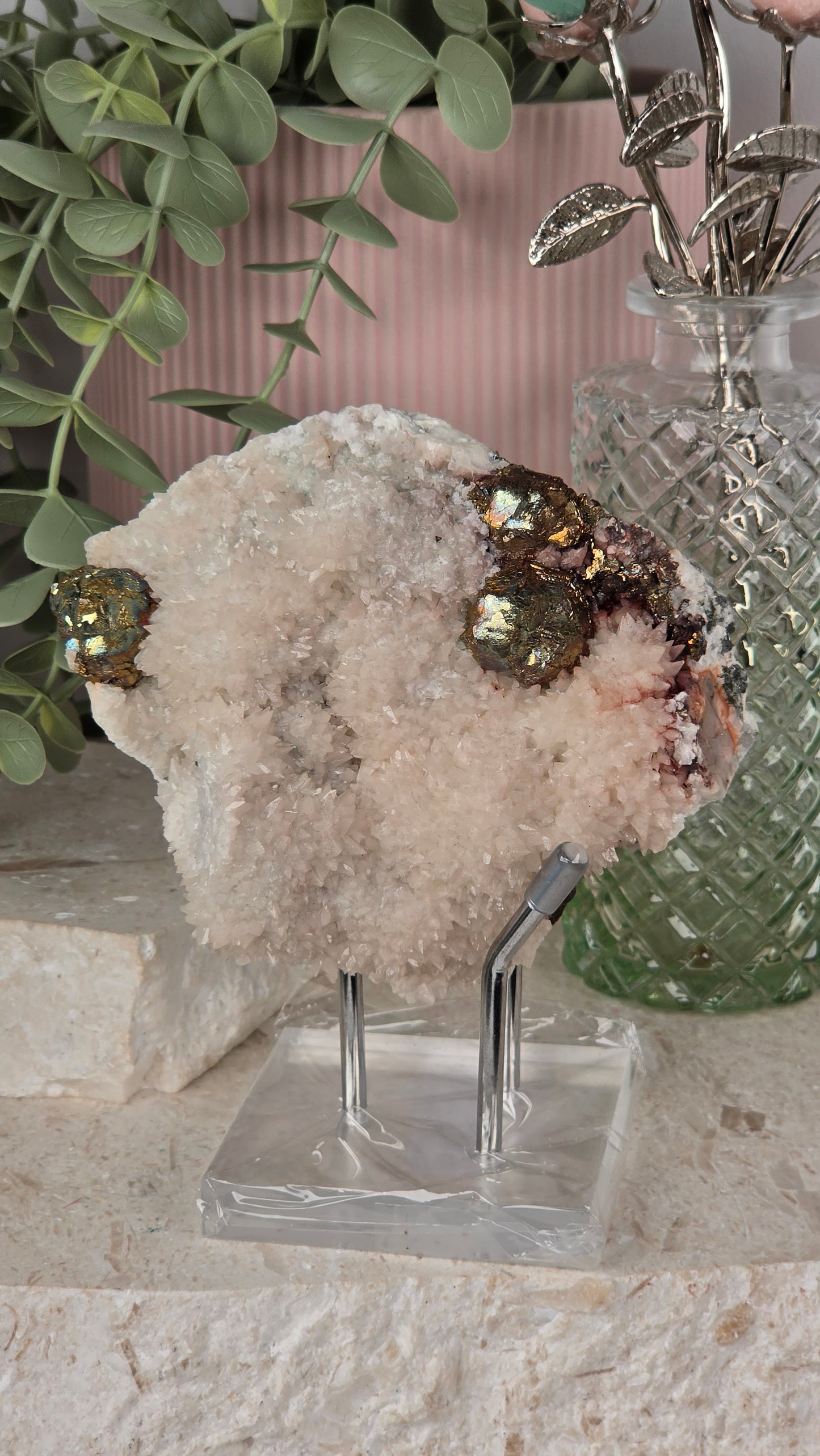 Pyrite/Quartz/Calcite Specimen