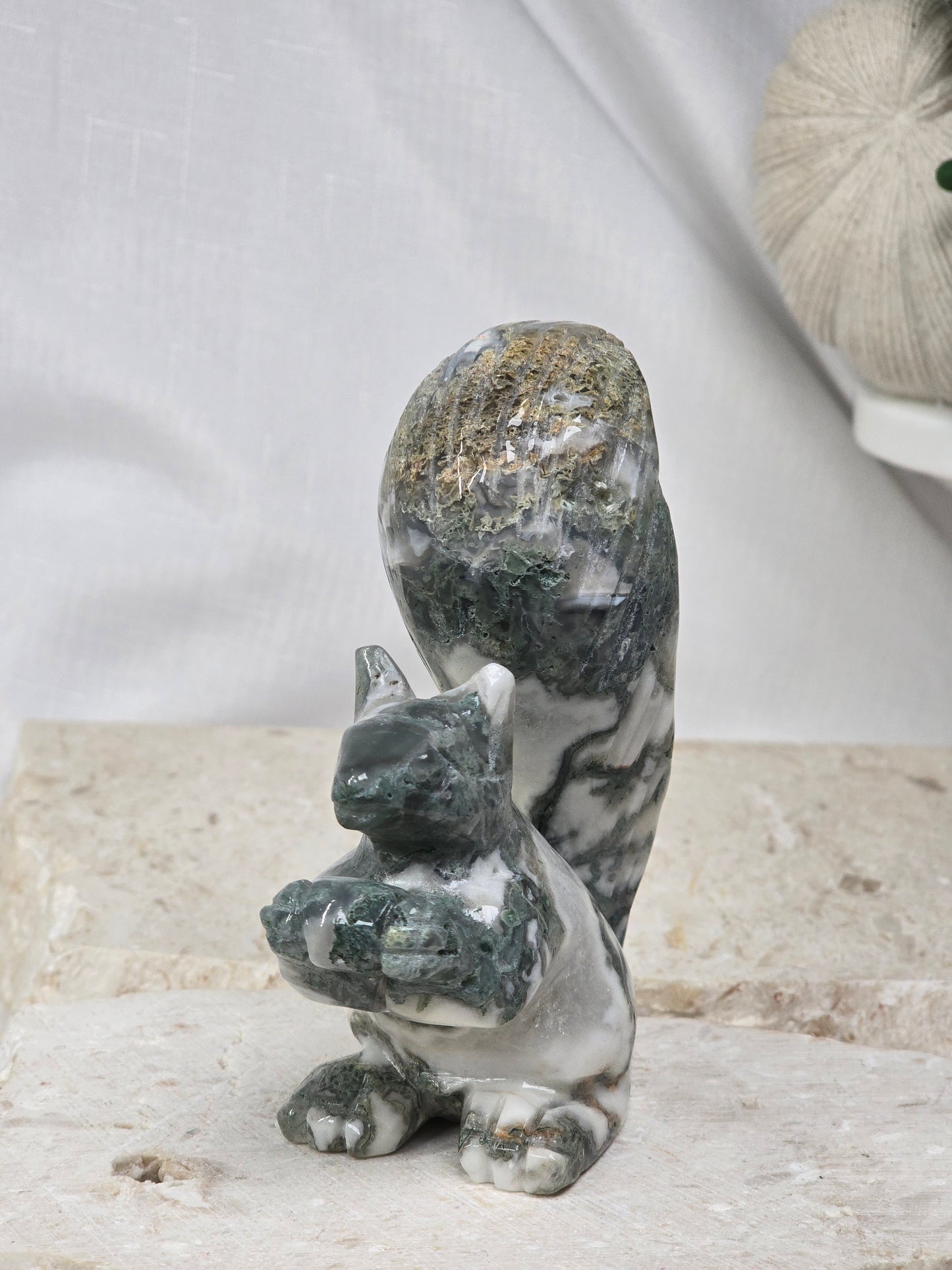 Moss Agate Squirrel