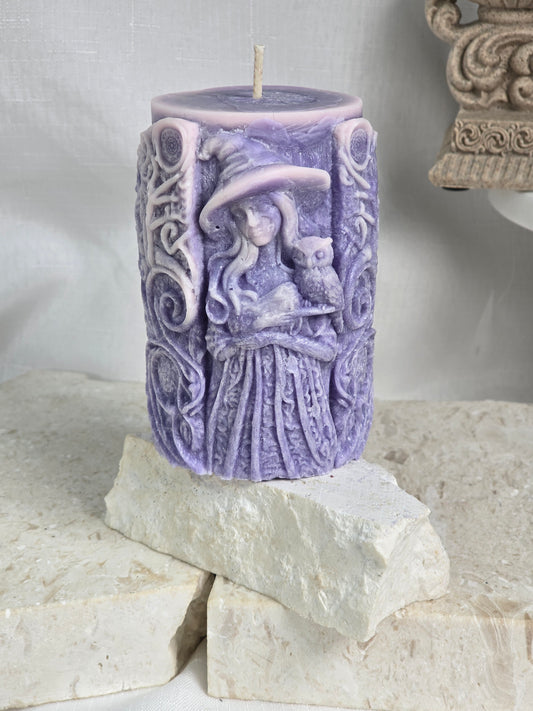 Hand Poured Witch Candle