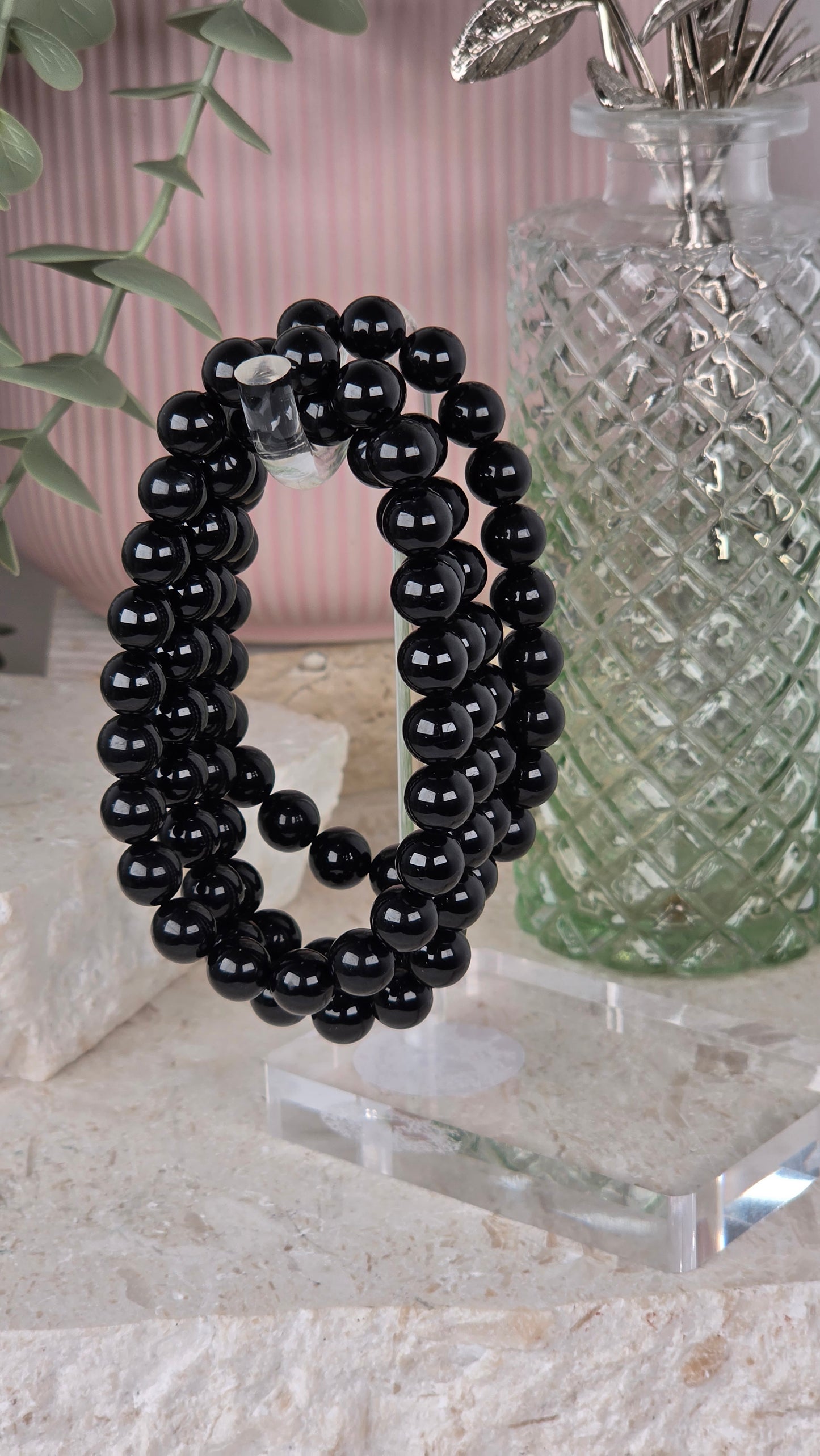 Black Tourmaline 6mm bracelet