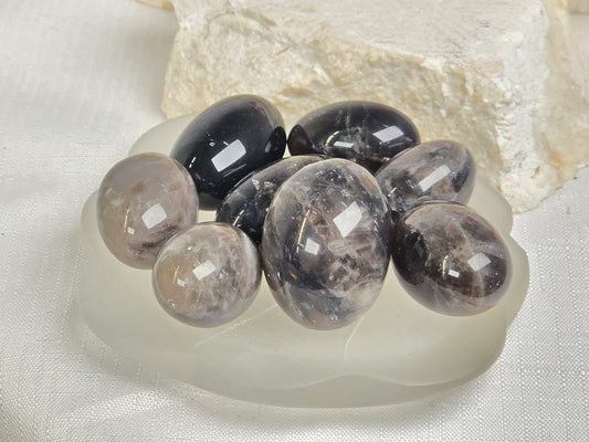 Black Moonstone Tumble Stones