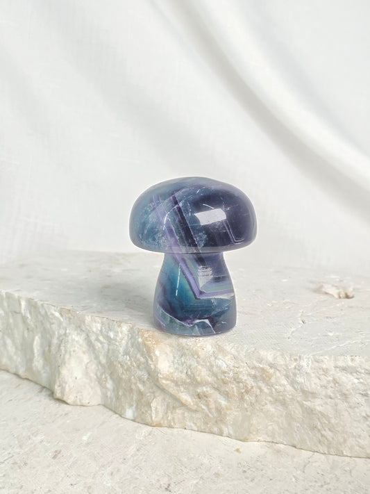 Fluorite Mushrooms