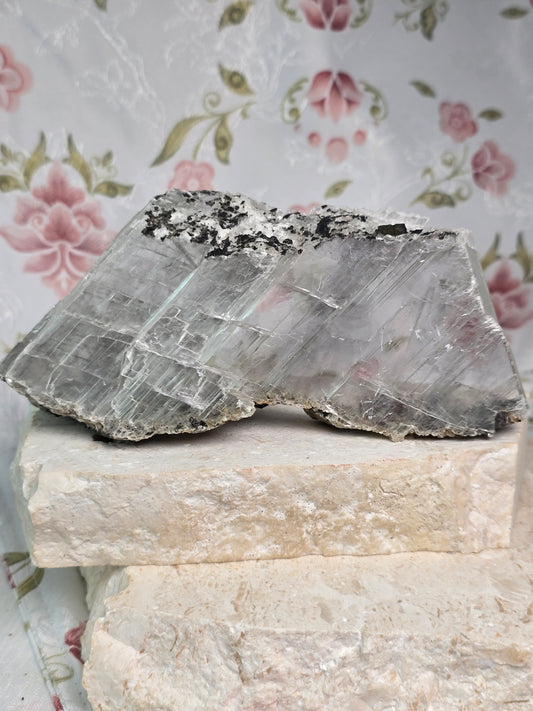 Natural Selenite self standing Slab
