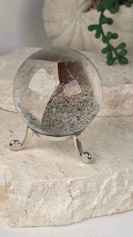 AAA Grade Garden Quartz Sphere