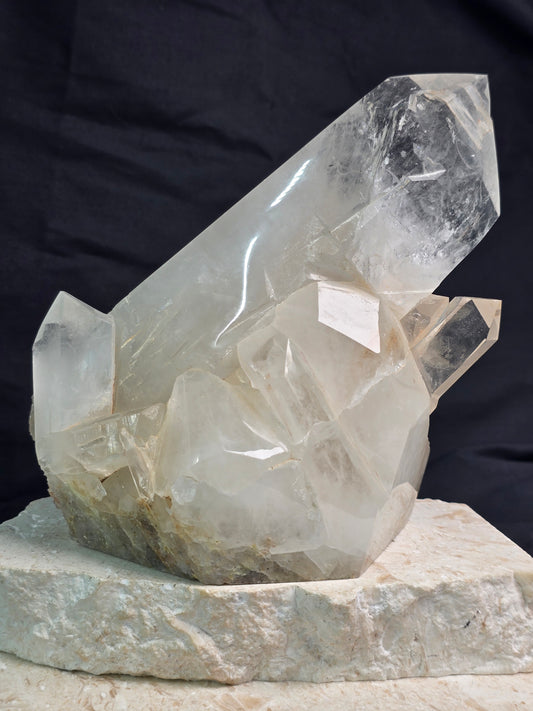 Himalayan Quartz Cluster with enhydro