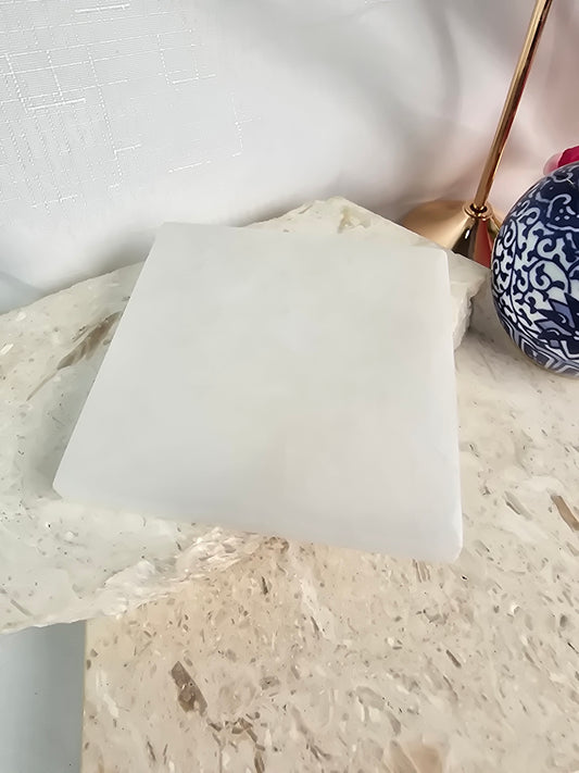 Square Selenite Charging Plate