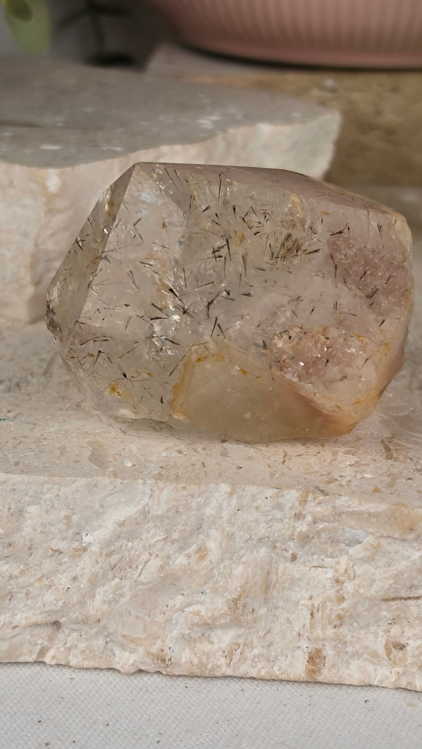 Rutilated Clear Quartz Point