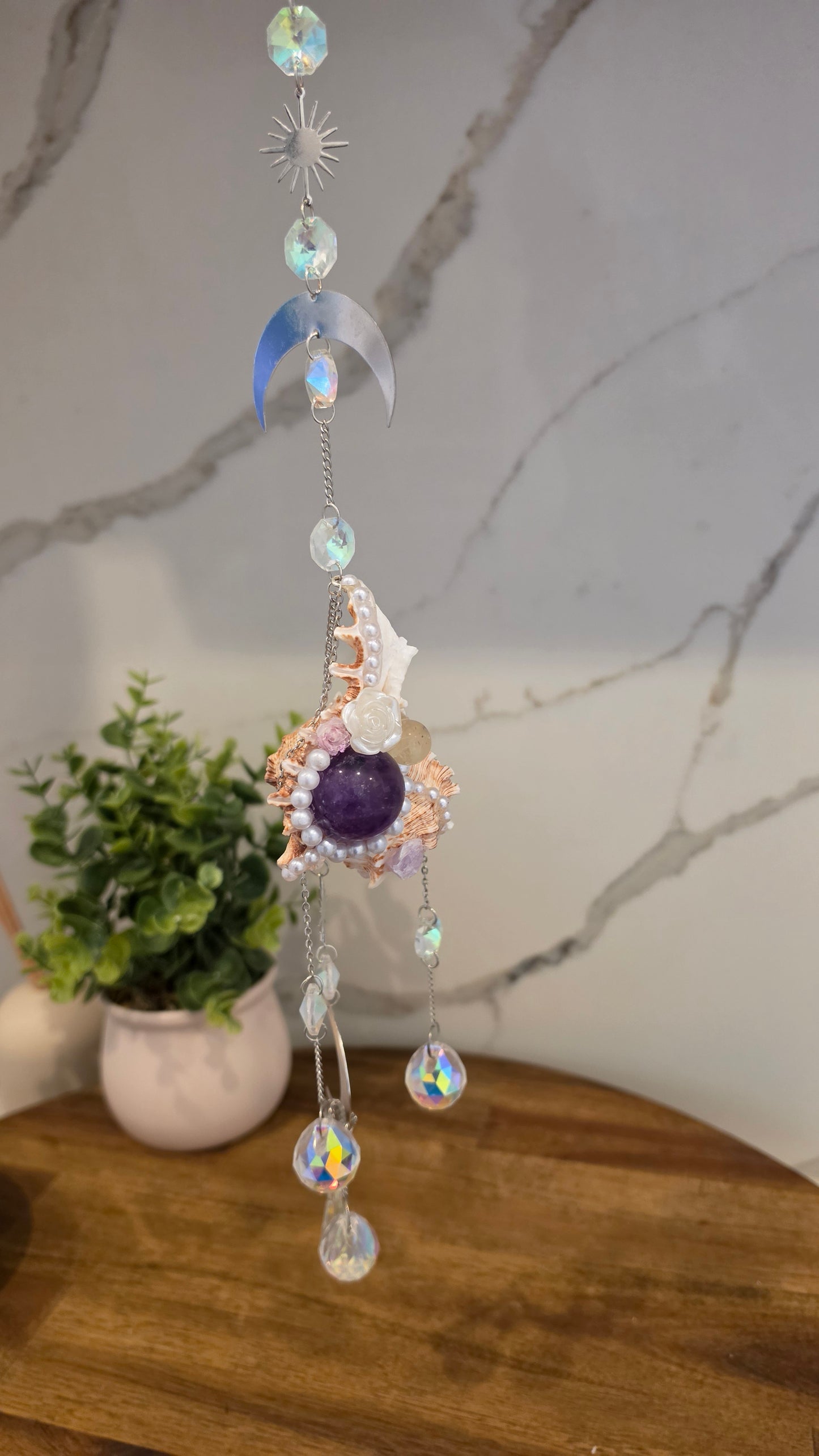 Mermaid Shell Suncatcher