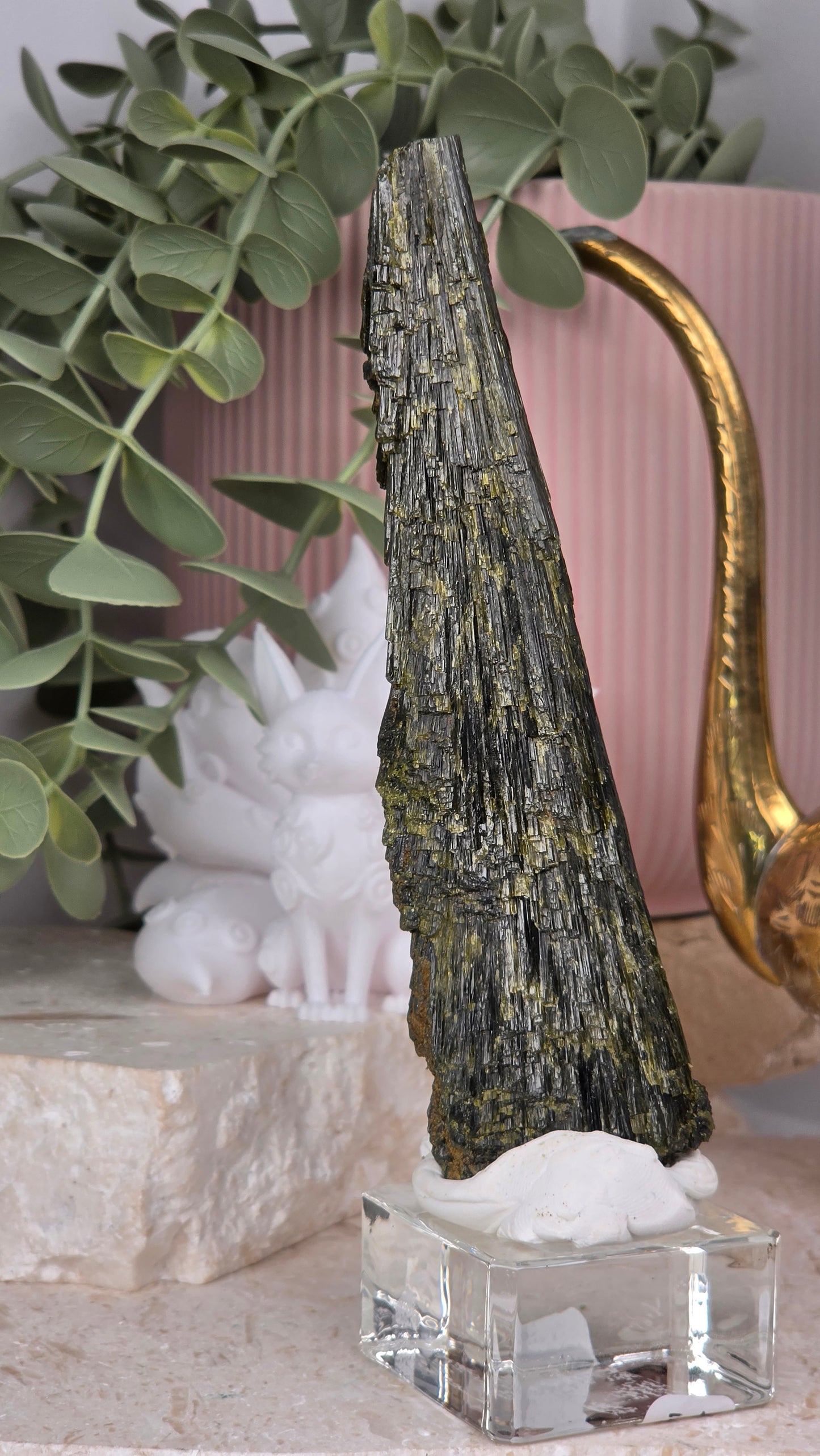 Large Green Epiidote Specimen